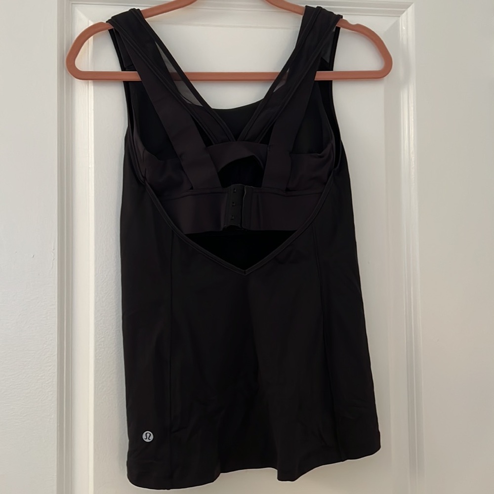 Lululemon Top With Adjustable Built In Sports Bra - image 1